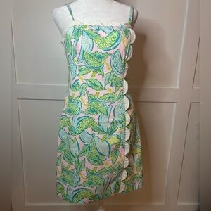 Lilly Pulitzer Urchin Pink Vitamin Sea Scallop dress in size 4